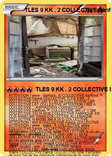 Pokemon TLES 9 KK . 2 COLLECTIVE Danfoss ™