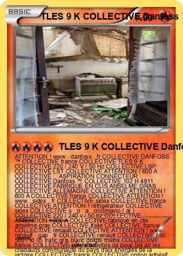 Pokemon TLES 9 K COLLECTIVE Danfoss ™