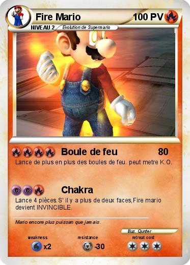Pokemon Fire Mario