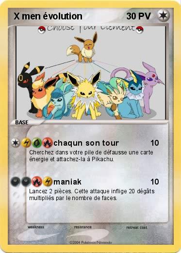 Pokemon X men évolution 