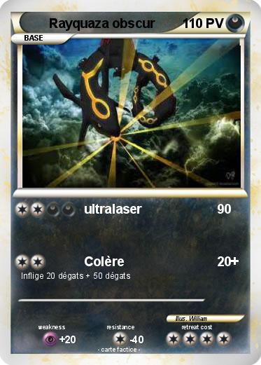 Pokemon Rayquaza obscur