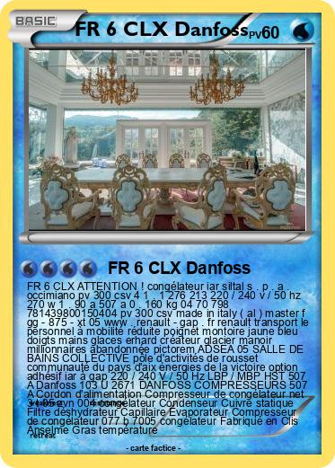 Pokemon FR 6 CLX Danfoss