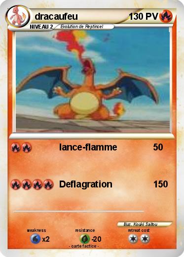 Pokemon dracaufeu