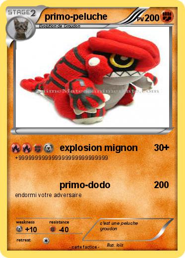 Pokemon primo-peluche