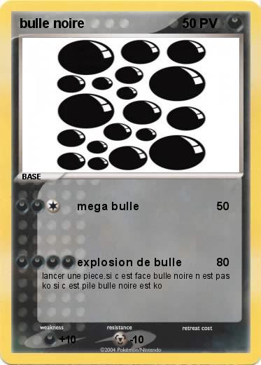 Pokemon bulle noire