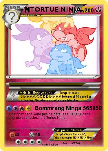 Pokemon TORTUE NINJA