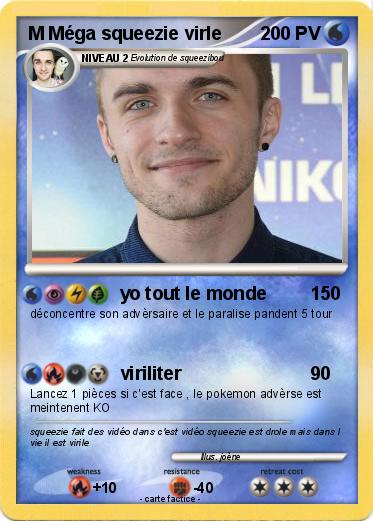 Pokemon M Méga squeezie virle