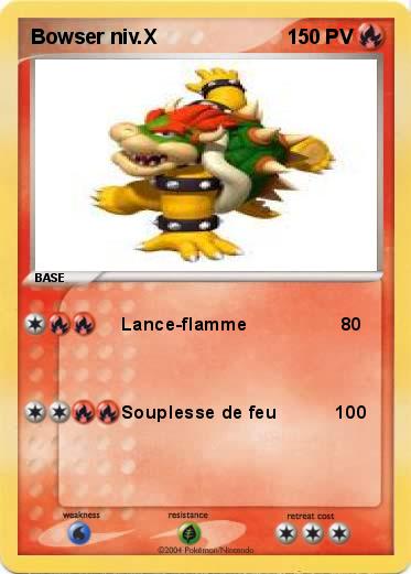 Pokemon Bowser niv.X