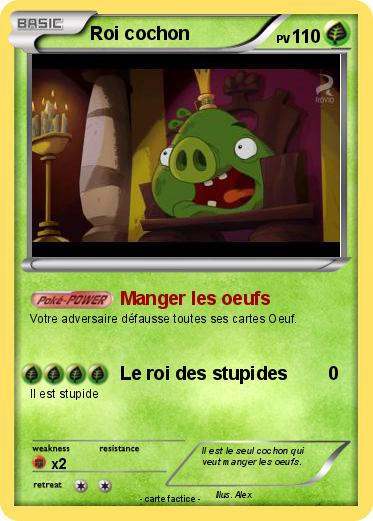 Pokemon Roi cochon