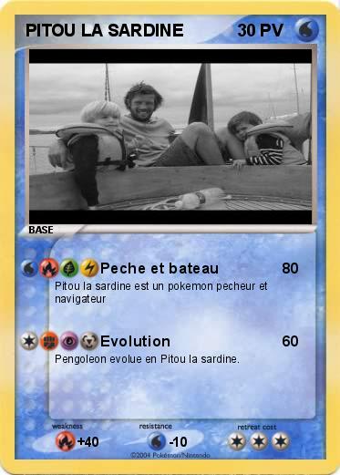 Pokemon PITOU LA SARDINE 