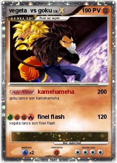 Pokemon vegeta  vs goku