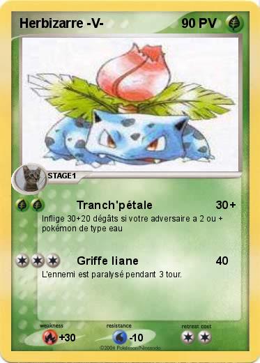 Pokemon Herbizarre -V-