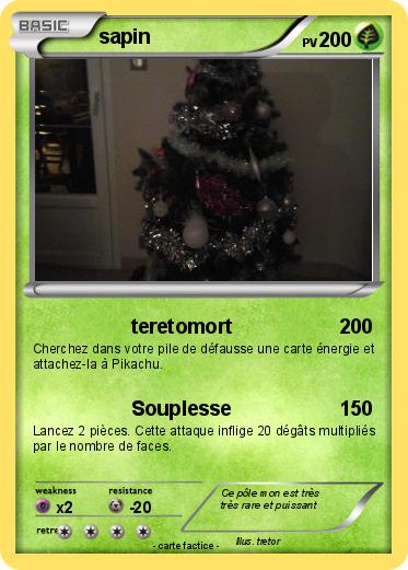 Pokemon sapin