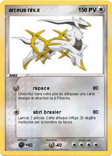 Pokemon arceus niv.x