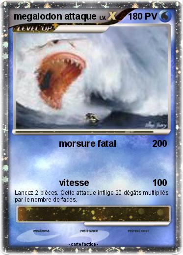 Pokemon megalodon attaque