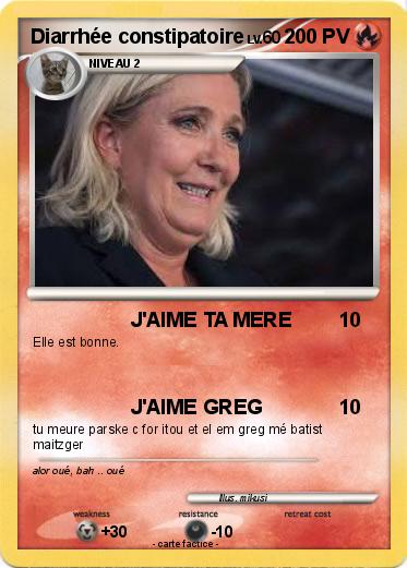 Pokemon Diarrhée constipatoire