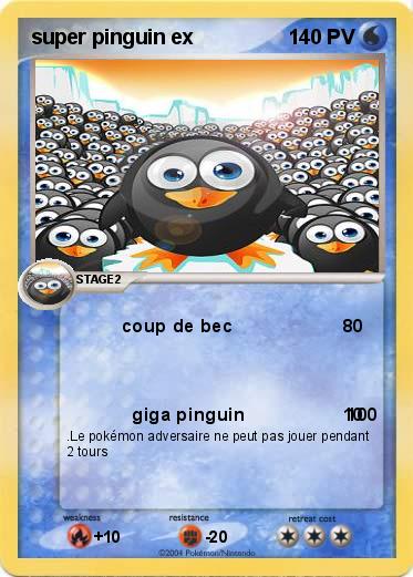 Pokemon super pinguin ex