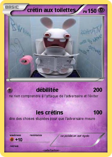 Pokemon crétin aux toilettes