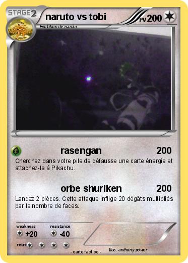 Pokemon naruto vs tobi