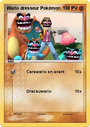 Pokemon Wario dresseur Pokémon