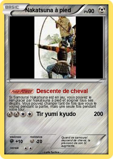 Pokemon Nakatsuna à pied