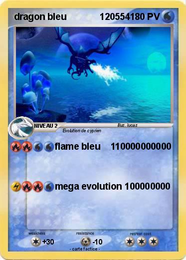 Pokemon dragon bleu             120554