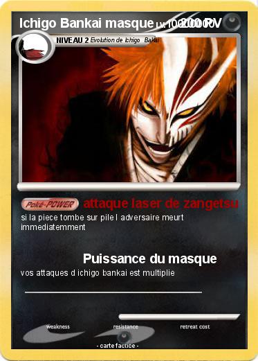 Pokemon Ichigo Bankai masque