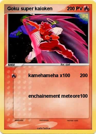 Pokemon Goku super kaioken