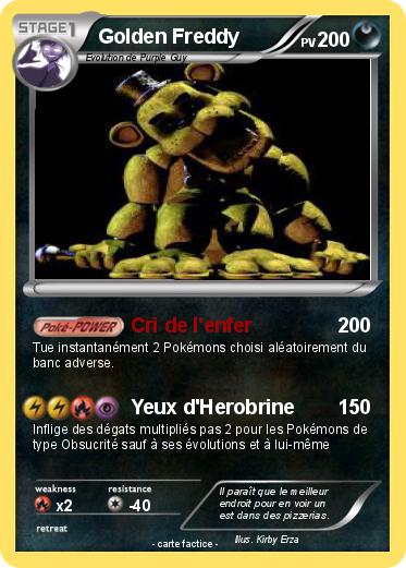 Pokemon Golden Freddy