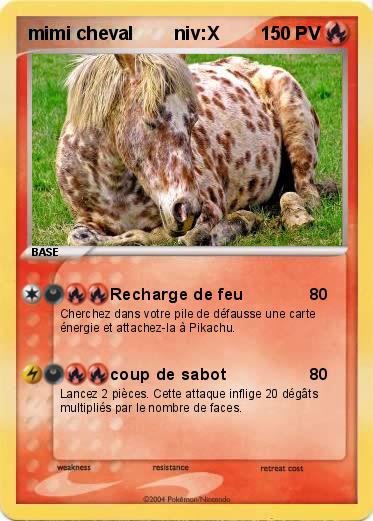 Pokemon mimi cheval        niv:X