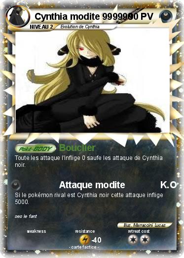 Pokemon Cynthia modite 999990