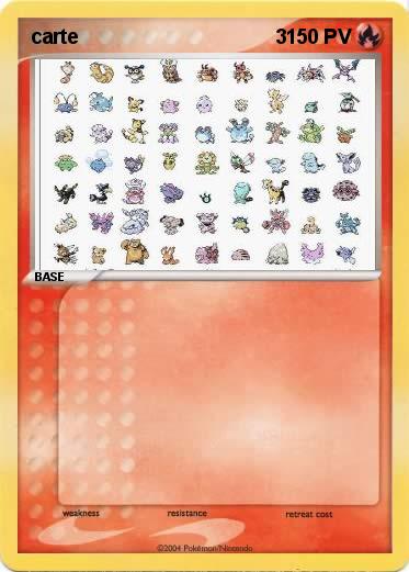 Pokemon carte                                   3     