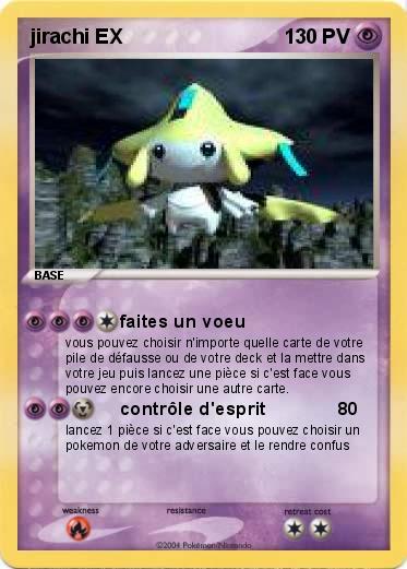 Pokemon jirachi EX
