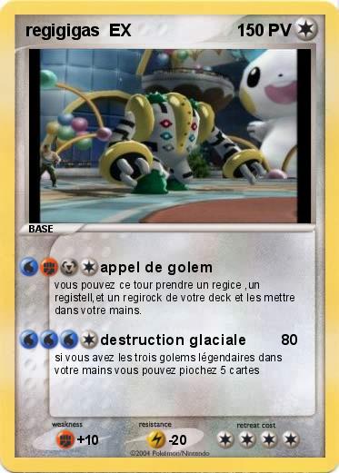 Pokemon regigigas  EX