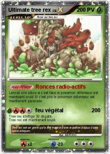 Pokemon Ultimate tree rex