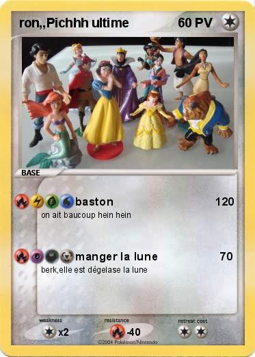 Pokemon ron,,Pichhh ultime