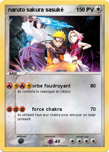 Pokemon naruto sakura sasuké