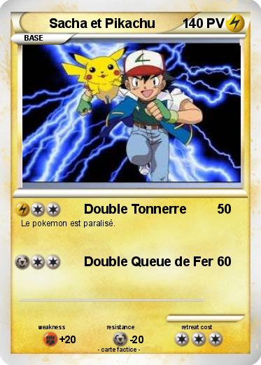 Pokemon Sacha et Pikachu