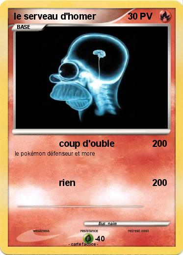 Pokemon le serveau d'homer