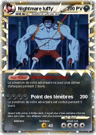 Pokemon Nightmare luffy