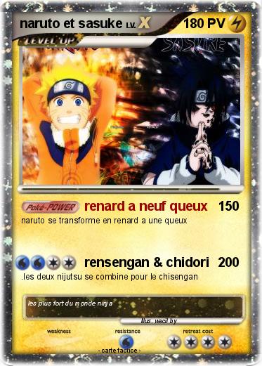 Pokemon naruto et sasuke