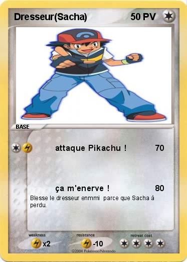 Pokemon Dresseur(Sacha)