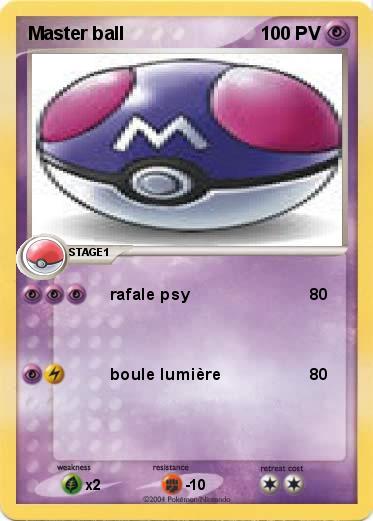 Pokemon Master ball