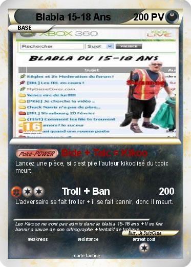 Pokemon Blabla 15-18 Ans