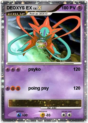 Pokemon DEOXYS EX