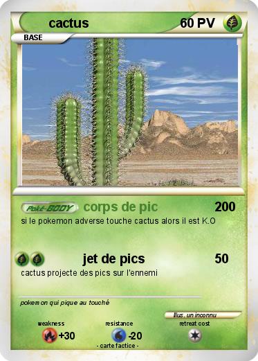 Pokemon cactus
