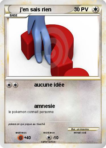 Pokemon j'en sais rien