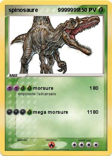 Pokemon spinosaure             9999999