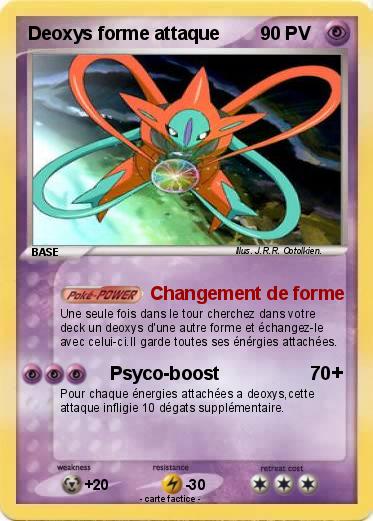 Pokemon Deoxys forme attaque