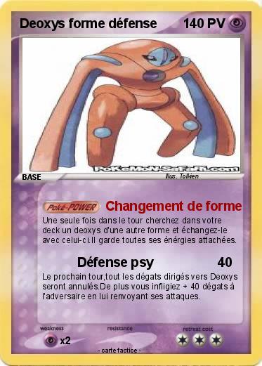 Pokemon Deoxys forme défense